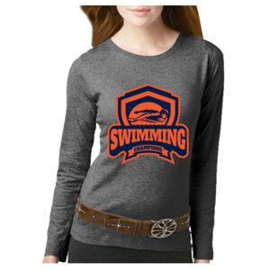 Women's Long Sleeve Premium Jersey Tee Thumbnail