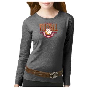 Women's Long Sleeve Premium Jersey Tee Thumbnail