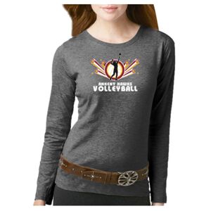 Women's Long Sleeve Premium Jersey Tee Thumbnail