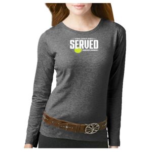 Women's Long Sleeve Premium Jersey Tee Thumbnail