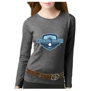 Women's Long Sleeve Premium Jersey Tee Thumbnail