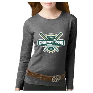 Women's Long Sleeve Premium Jersey Tee Thumbnail