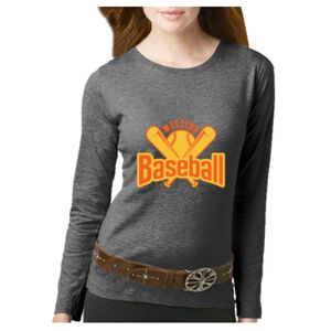 Women's Long Sleeve Premium Jersey Tee Thumbnail