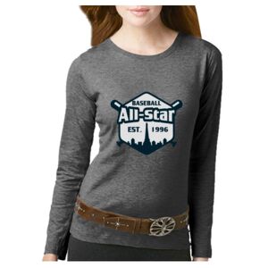 Women's Long Sleeve Premium Jersey Tee Thumbnail
