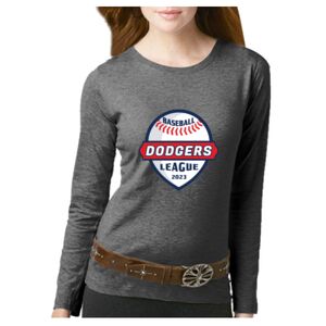 Women's Long Sleeve Premium Jersey Tee Thumbnail