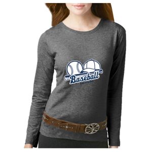 Women's Long Sleeve Premium Jersey Tee Thumbnail