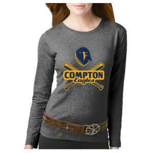 Women's Long Sleeve Premium Jersey Tee Thumbnail