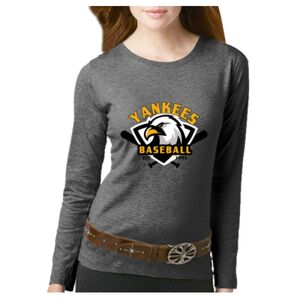 Women's Long Sleeve Premium Jersey Tee Thumbnail