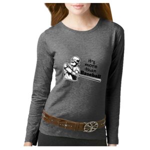 Women's Long Sleeve Premium Jersey Tee Thumbnail