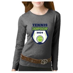 Women's Long Sleeve Premium Jersey Tee Thumbnail