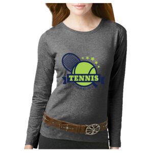 Women's Long Sleeve Premium Jersey Tee Thumbnail