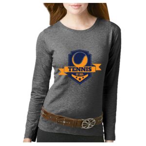 Women's Long Sleeve Premium Jersey Tee Thumbnail