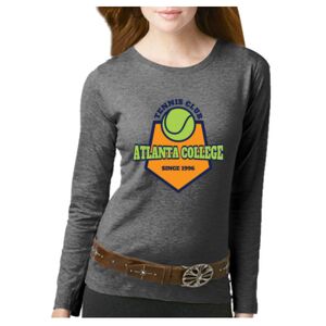 Women's Long Sleeve Premium Jersey Tee Thumbnail