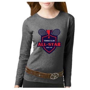 Women's Long Sleeve Premium Jersey Tee Thumbnail
