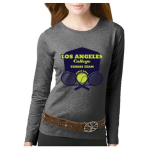 Women's Long Sleeve Premium Jersey Tee Thumbnail
