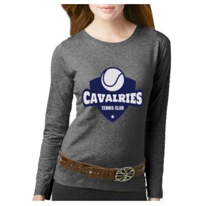 Women's Long Sleeve Premium Jersey Tee Thumbnail