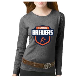 Women's Long Sleeve Premium Jersey Tee Thumbnail