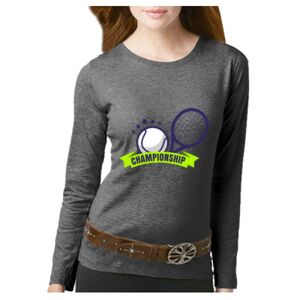 Women's Long Sleeve Premium Jersey Tee Thumbnail
