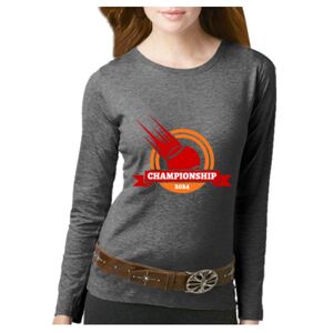 Women's Long Sleeve Premium Jersey Tee Thumbnail
