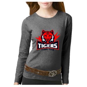 Women's Long Sleeve Premium Jersey Tee Thumbnail