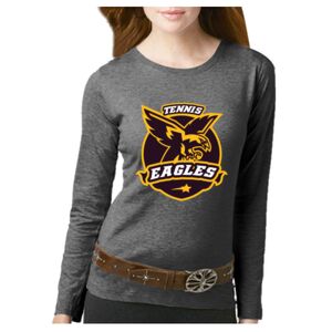 Women's Long Sleeve Premium Jersey Tee Thumbnail