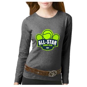 Women's Long Sleeve Premium Jersey Tee Thumbnail