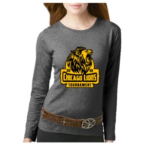 Women's Long Sleeve Premium Jersey Tee Thumbnail