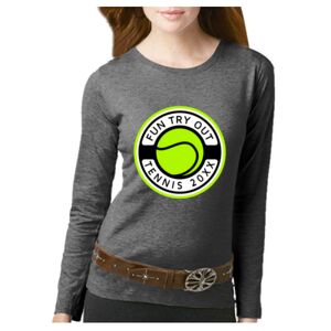 Women's Long Sleeve Premium Jersey Tee Thumbnail