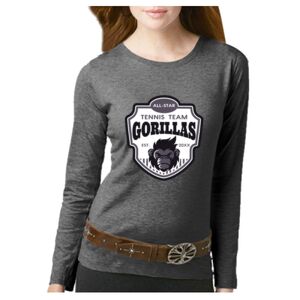Women's Long Sleeve Premium Jersey Tee Thumbnail