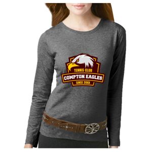 Women's Long Sleeve Premium Jersey Tee Thumbnail