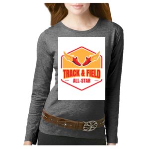 Women's Long Sleeve Premium Jersey Tee Thumbnail