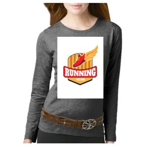 Women's Long Sleeve Premium Jersey Tee Thumbnail
