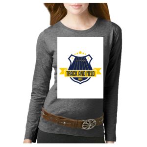 Women's Long Sleeve Premium Jersey Tee Thumbnail