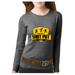 Women's Long Sleeve Premium Jersey Tee Thumbnail