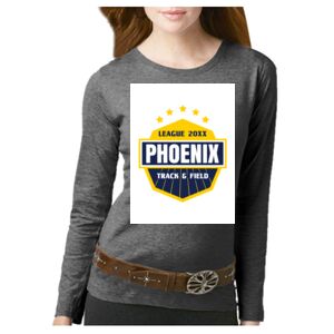 Women's Long Sleeve Premium Jersey Tee Thumbnail