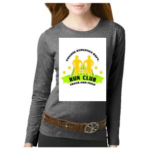 Women's Long Sleeve Premium Jersey Tee Thumbnail