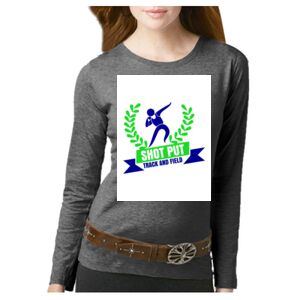 Women's Long Sleeve Premium Jersey Tee Thumbnail