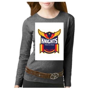 Women's Long Sleeve Premium Jersey Tee Thumbnail