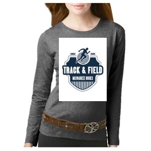 Women's Long Sleeve Premium Jersey Tee Thumbnail