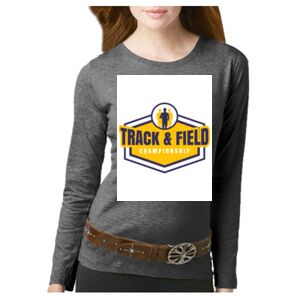 Women's Long Sleeve Premium Jersey Tee Thumbnail