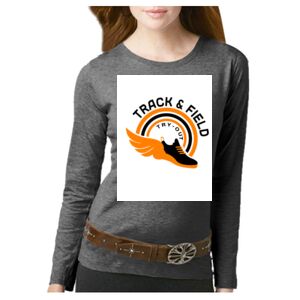 Women's Long Sleeve Premium Jersey Tee Thumbnail