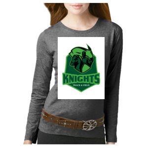 Women's Long Sleeve Premium Jersey Tee Thumbnail