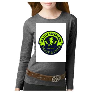 Women's Long Sleeve Premium Jersey Tee Thumbnail