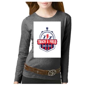 Women's Long Sleeve Premium Jersey Tee Thumbnail
