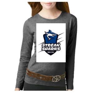 Women's Long Sleeve Premium Jersey Tee Thumbnail