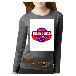 Women's Long Sleeve Premium Jersey Tee Thumbnail