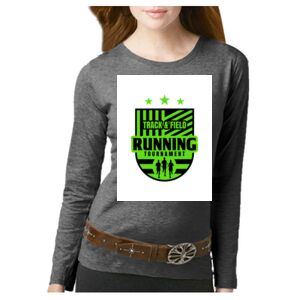 Women's Long Sleeve Premium Jersey Tee Thumbnail