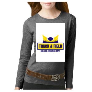 Women's Long Sleeve Premium Jersey Tee Thumbnail