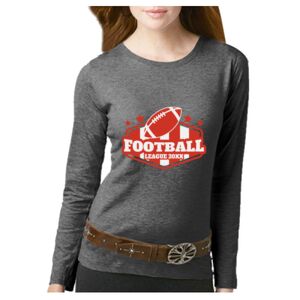 Women's Long Sleeve Premium Jersey Tee Thumbnail