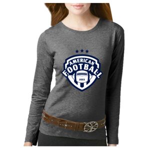 Women's Long Sleeve Premium Jersey Tee Thumbnail